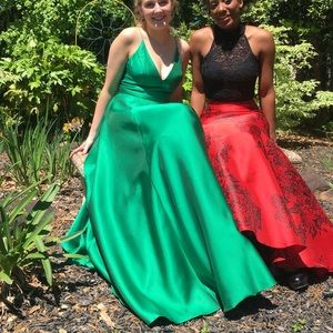 jovani emerald prom dress